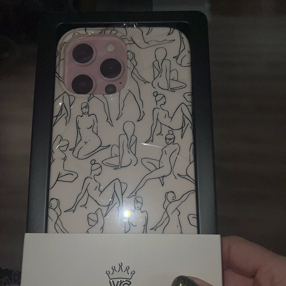 iPhone 13 Pro Max case, velvet caviar, brand new in box and plastic